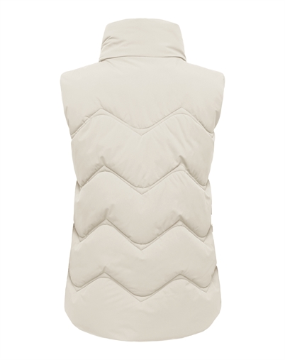 JDY - JDYPower Short Waistcoat Vest - Silver Lining 
